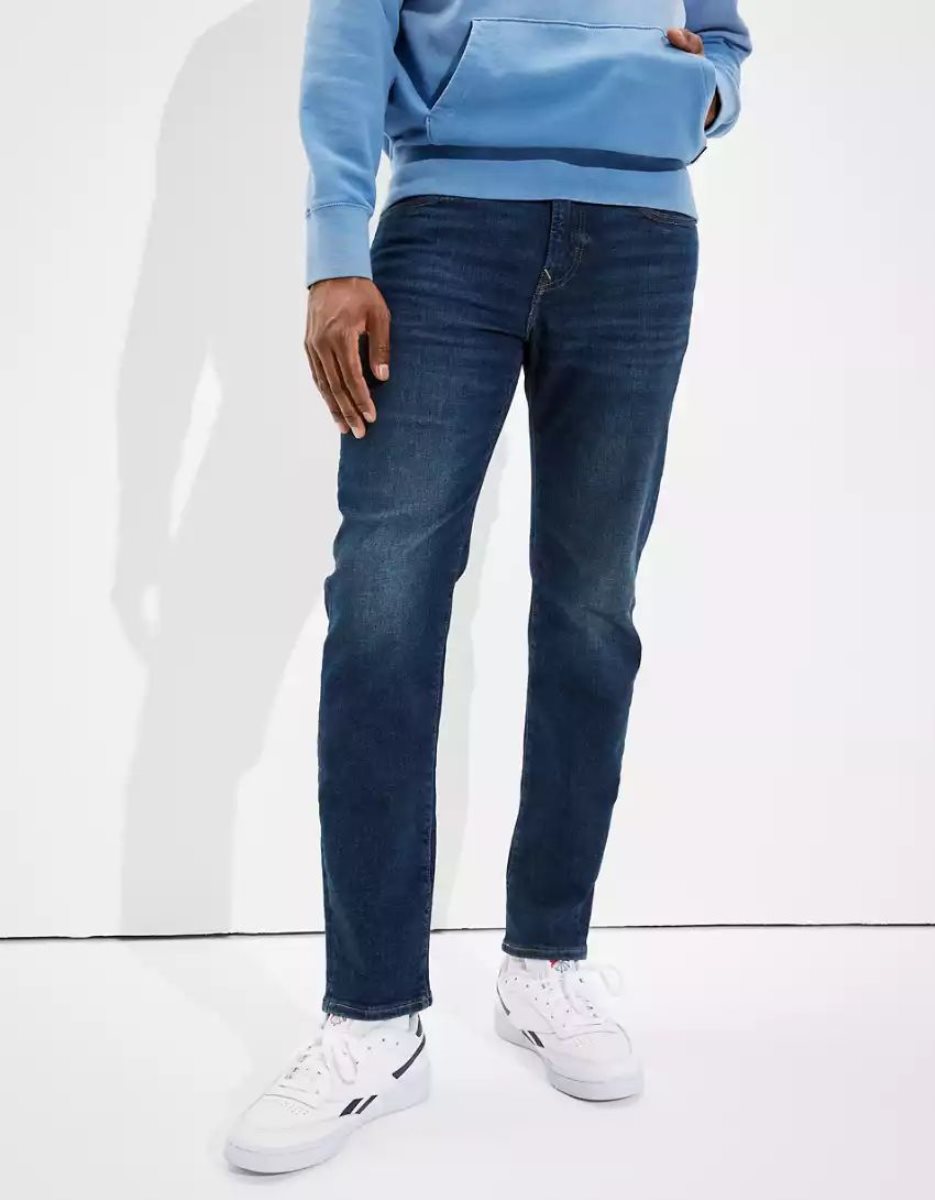 Jean American Eagle AE AirFlexSlim Droit Bleu Homme | SMW-01230752